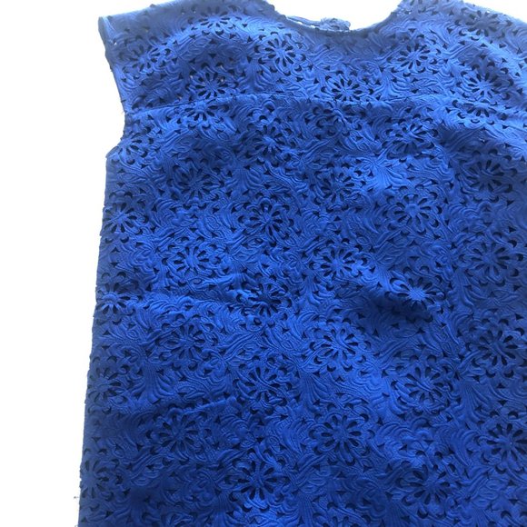 Banana Republic BR Monogram Cutout Dress Laser Cut - Picture 3 of 4